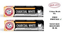 Arm & Hammer Charcoal White Pro Toothpaste 75ml X 2 43.20 per litre