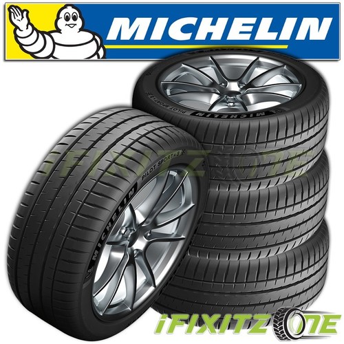 4 Michelin Pilot Sport 4 S 295/45R18 112Y UHP Performance 300AAA Race ...