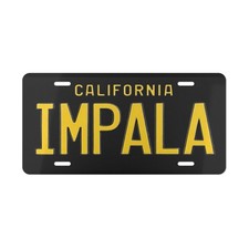 Impala License Plate 12x6 Aluminum Car Tag Classic Custom Chevy