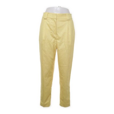 H&M, Hose, Größe: 38, Gelb, Elasthan/Polyester/Viskose, Einfarbig, Damen #TUc
