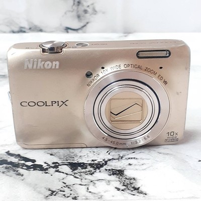 【難アリ】Nikon Coolpix S6300 ゴールド Nikon COOLPIX S6300 Gold Digital Camera 10x Optical Zoom