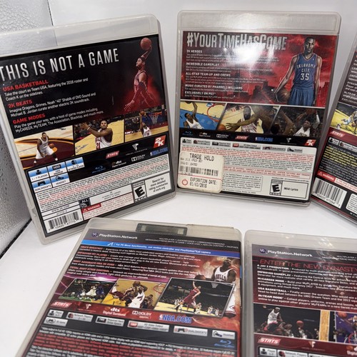 NBA 2K12 2K13 2K14 2K15 2K17 Playstation 3 PS3 Tested 5 Game Lot - Picture 6 of 12