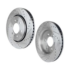 For GMC Acadia Limited 2017 Brake Discs Driver and Passenger Side | Pair | Rear