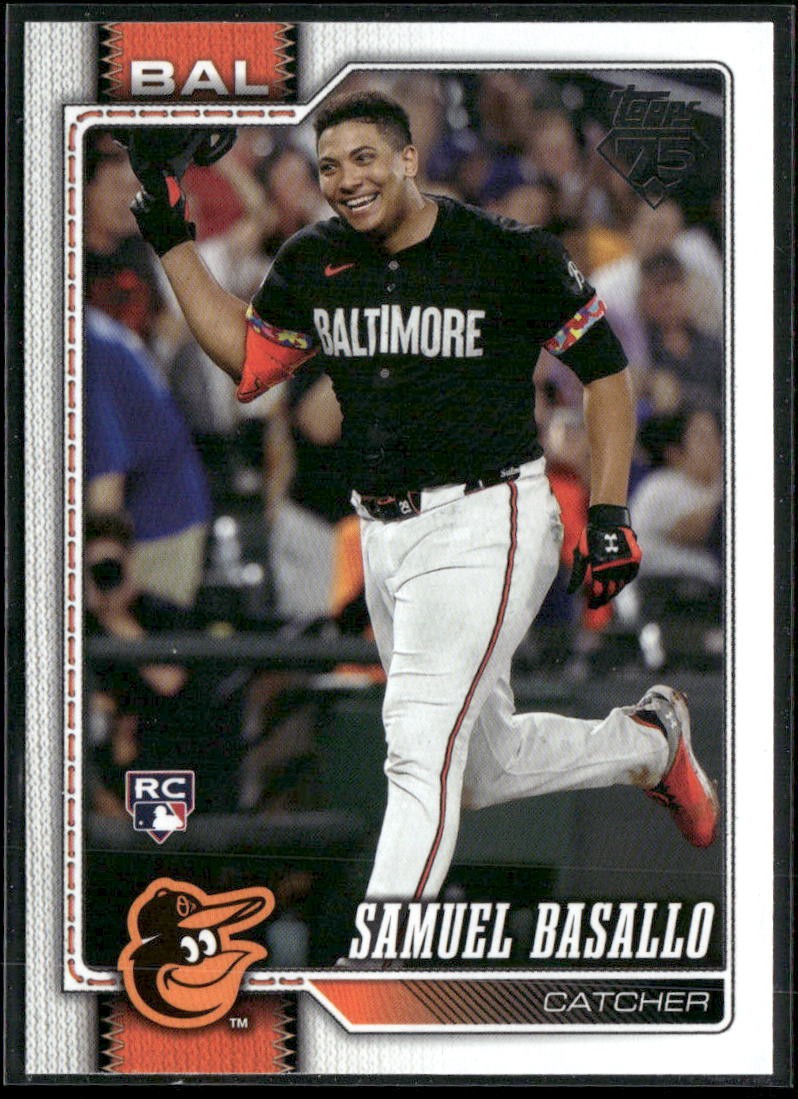 2026 Topps #104 Samuel Basallo Sandglitter