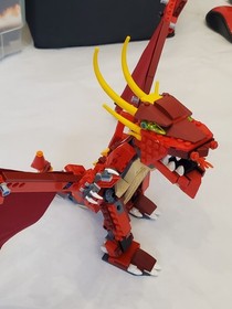 LEGO Creator 3 in 1 Fiery Legend 6751  Retired 2009  Build 2 Dragons, Ogre