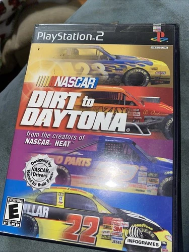 NASCAR: Dirt to Daytona (Sony PlayStation 2, 2002) PS2 Complete CIB Black Label