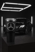 MERCEDES AMG , 30 OZ LASER ENGRAVED TUMBLER PERSONALIZE AVAILABLE FREE