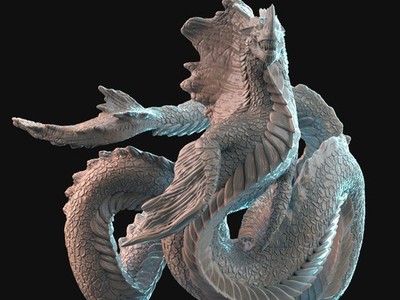 Brayan Nafarrate - Bestiary #1 - Leviathan - DnD/TTRPG Figure/Miniature