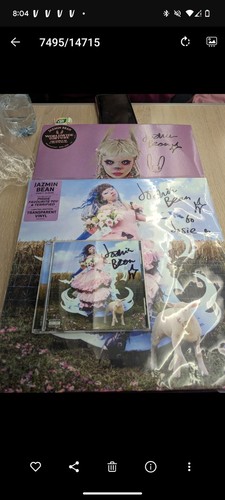 Jazmin Bean Traumatic Livelihood Signed Transparent Vinyl - Picture 6 of 6