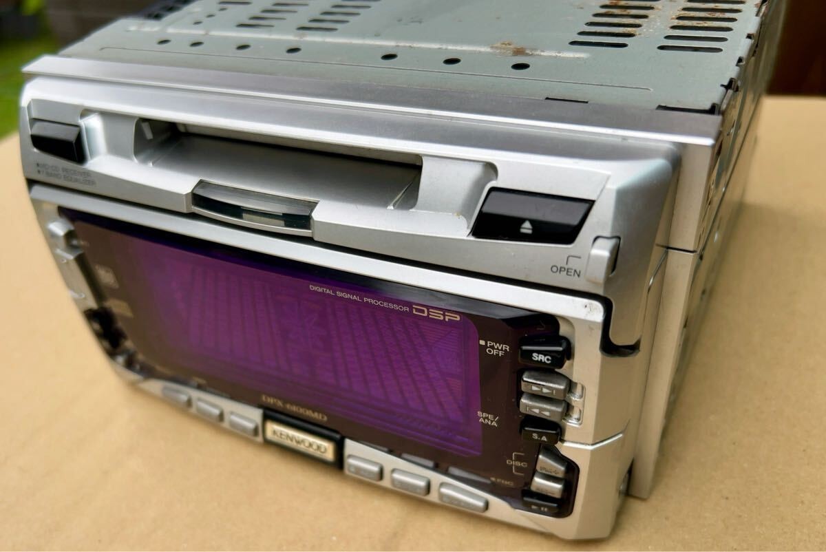 当時物　KENWOOD　DPX−6100MD KENWOOD DPX-6100MD 2DIN CD MD JDM Car Audio w/ External