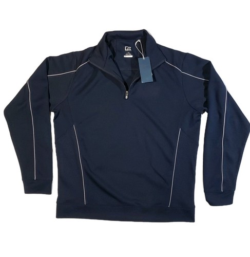 New Cutter & Buck CB DriTec Pullover 1/4 Zip Long Sleeve NWT Sz L - Picture 2 of 9