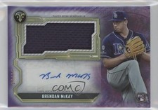 2020 Triple Threads Single Jumbo Relics Amethyst 47/75 Brendan McKay Auto 8k4