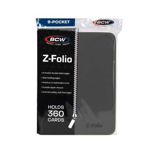 Карманный альбом BCW Z-Folio 9 LX - Серый