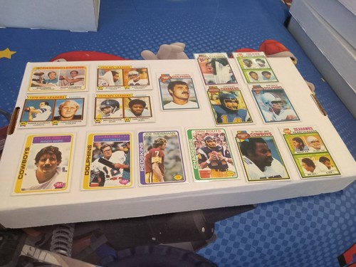(15) VINTAGE TOPPS NFL HOF CARD LOT (1978-79 )( VG TO NM OR BETTER) (SEE PHOTOS