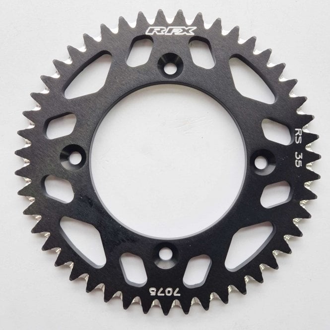 RFX Pro Series Elite 49T REAR 428 Pitch Sprocket - YZ80/85 RM80/85 (Black)