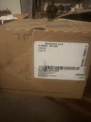 Schlage ALX80BD Sparta 626 Gr.2 Storeroom Lever C Keyway w/2 Keys
