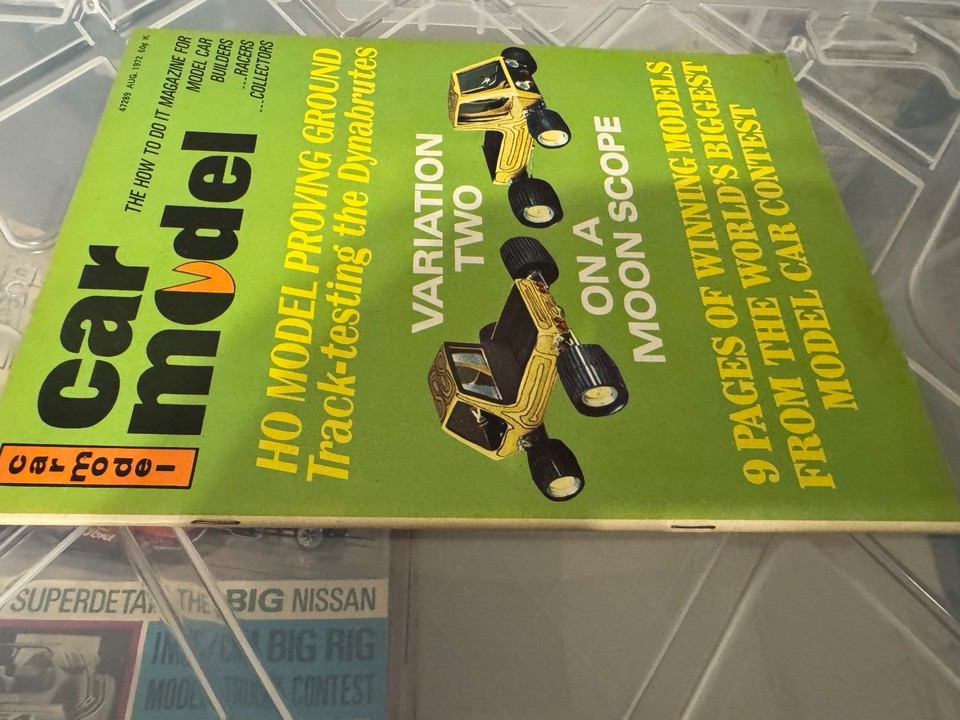 VINTAGE CAR MODEL MAGAZINE AUGUST 1972 eBay