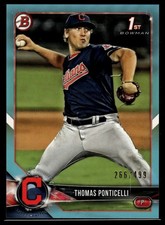 2018 Bowman Draft #BD-42 Thomas Ponticelli Sky Blue #/499