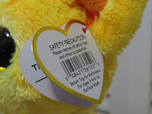 Ty Beanie Boos - DANDELION il cane 6" peluche cucciolo giallo dorato con etichetta - Foto 11 di 11