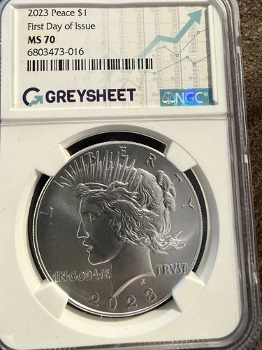 2023 $1 Peace Dollar NGC MS70 First Day Issue
