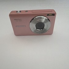 VIVITAR PopSnap Digital Camera VEC S124 2.4" Screen 1080 HD - PINK - TESTED