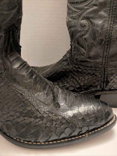 Vintage Acme Cowboy Boots Men’s Snakeskin Size 11 NWT, Size 11, $150 - Photo 2