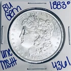 1883 O BU UNCIRCULATED MORGAN SILVER DOLLAR AUTHENTIC U.S.MINT FREESHIPPING 4361