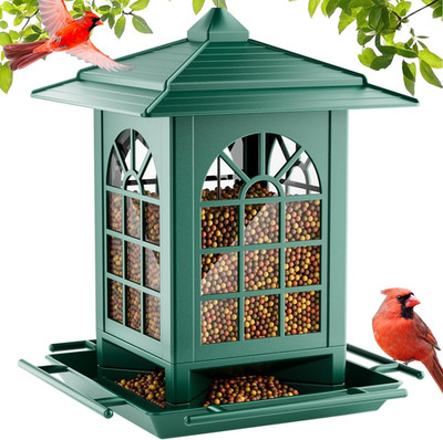 Bird Feeders for Outdoor Hanging, Assembly Required, 1-Min Easy Setup, Classic C