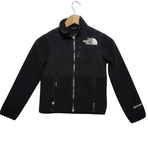 The North Face Polartec Fleece Jacket, Black, Teen Adolescent Size 7/8