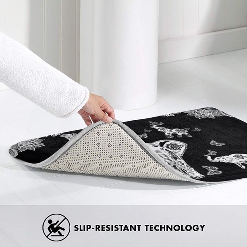 20X32 Elephant Carpet Playmat Rug, Non-Slip Soft, Front Door Mat, Entrance Rug - Picture 6 of 9