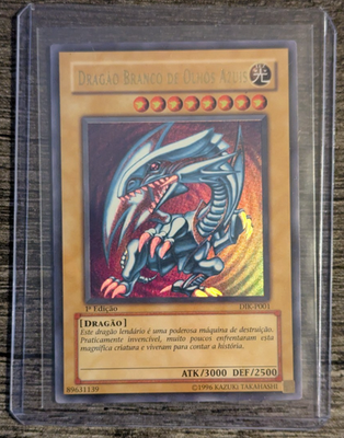 【1st ポルトガル版/DIK-P001】ブルーアイズホワイトドラゴン Yu-Gi-Oh! - Blue-Eyes White Dragon (Portuguese 1st Edition)(DIK