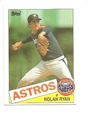 1985 Topps #760 Nolan Ryan Card