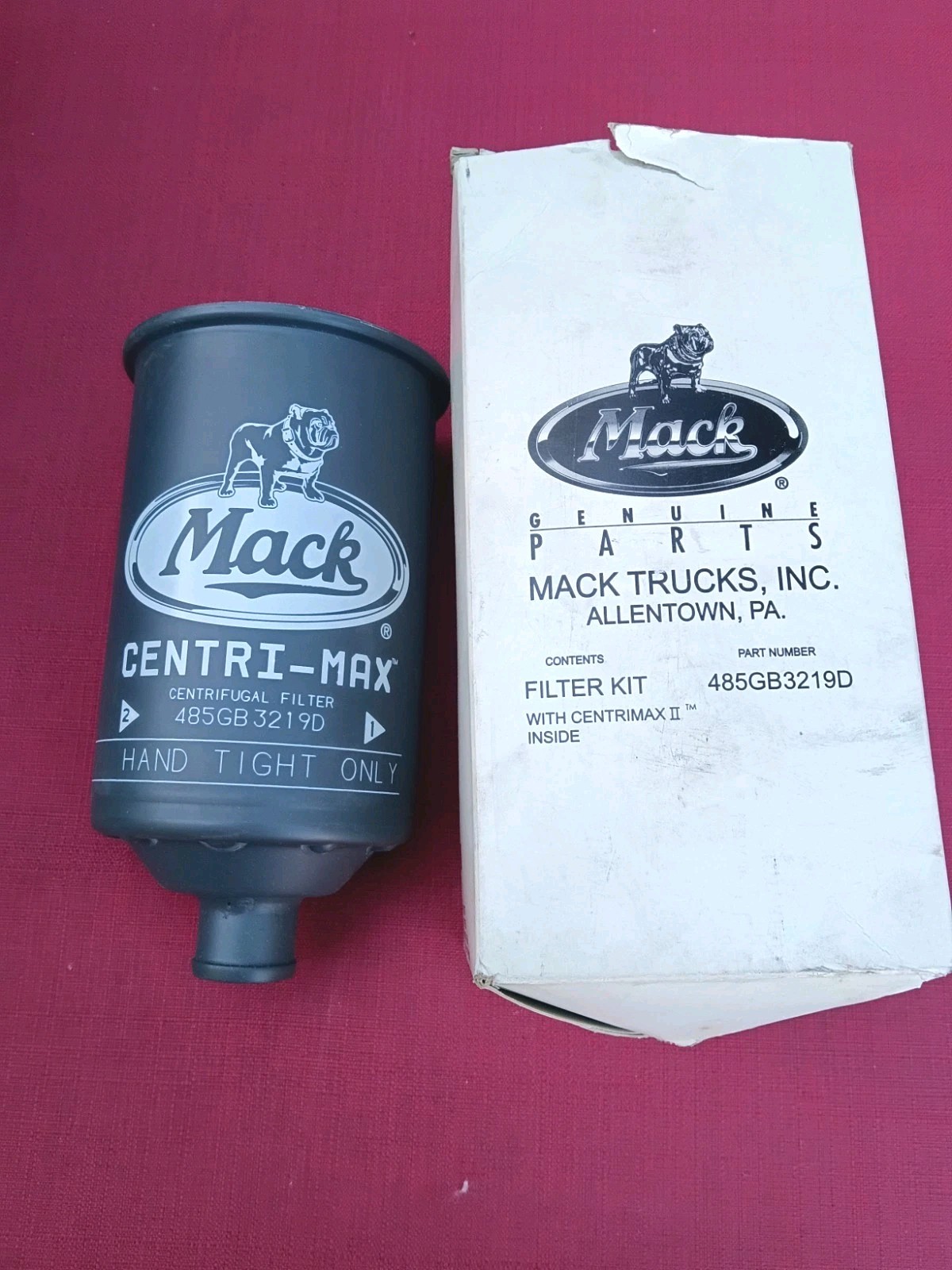 Centrifugal Filter Genuine MACK OEM  E6 / E7  # 485GB3219D