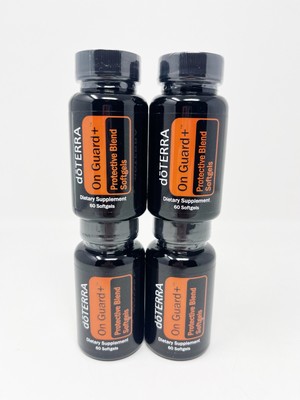 4x DOTERRA OnGuard+ Softgels 60 ct  Protective Blend EXP 8/2027 NEW Sealed