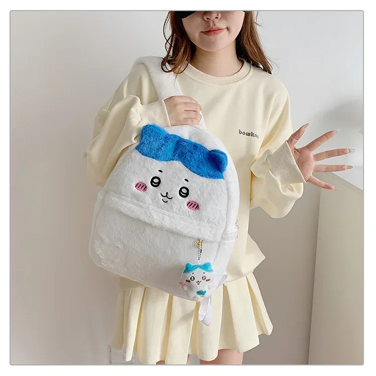 Usagi Backpack Cartoon Cute Kawaii Chiikawa Plush Crossbody Large
