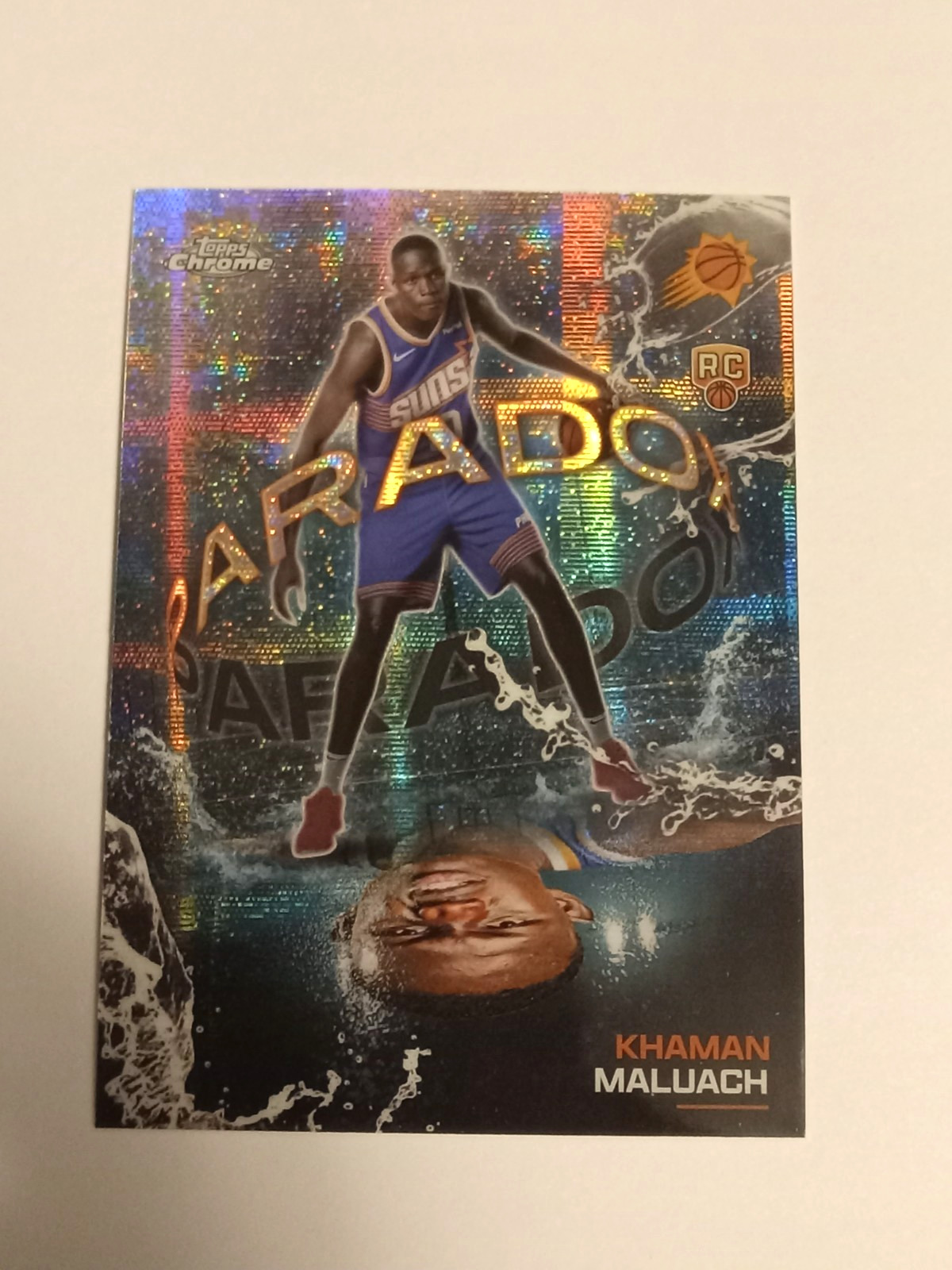 2025-26 Topps Chrome Paradox PX-28 RC Khaman Maluach case hit SSP Phoenix Suns