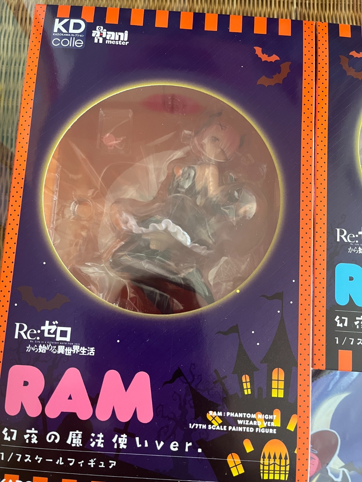 Figurines Ram Rem Phantom Night Wizard Re Zero statuettes 1/7 Kadokawa mat - 3