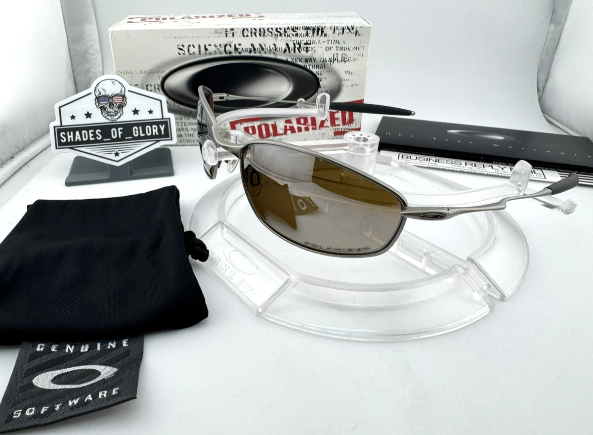 Men's Polarized Oakley Whisker Sunglasses for sale | eBay