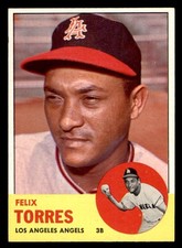 1963 Topps Baseball #482 Felix Torres EX *g1