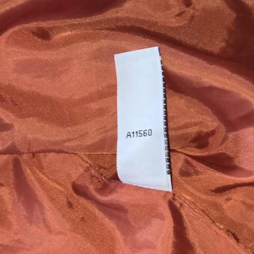 1x Vintage Clean Bob Mackie Wearable Art Orange Fleece Jacket Embroidered A11560 - Picture 11 of 18