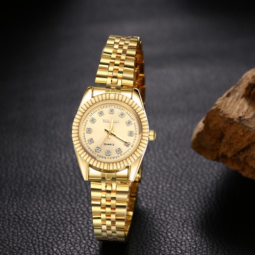 Men's Women's Classic Luminous Date Adjustable Stainless Steel Wrist Watch - Bild 12 von 17
