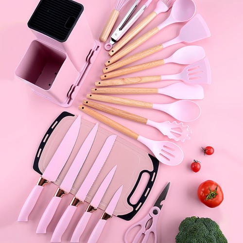 Cooking Utensils Set, 19 PCS Silicone Kitchen Utensils Set with Holder and Ki... - Picture 5 of 7