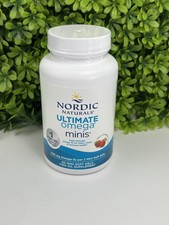 Nordic Naturals Ultimate Omega MINIS Strawberry Flavor 60 Ct Exp 11/2028  