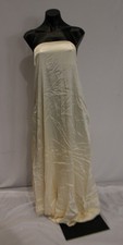 Bumpsuit Women's Maternity Strapless Brushed Satin Gown CA4 Ivory Size XS