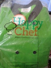 Happy Chef Woman Uniform Shirt Green XL