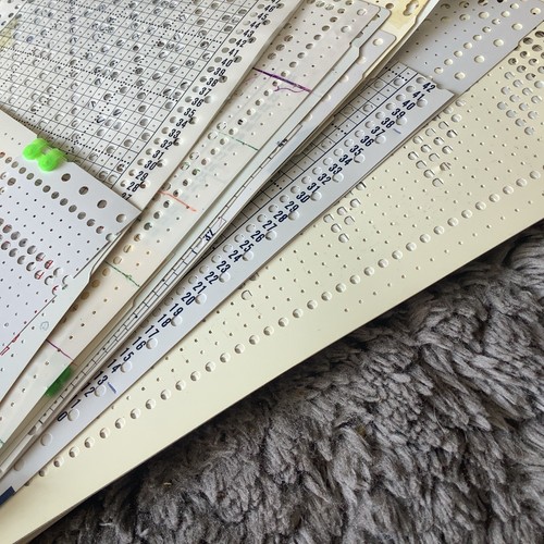 Rare Lot Of Knitmaster Punch Patterns Inc Lace & Child’s Motifs Vintage Knitting - Bild 9 von 10