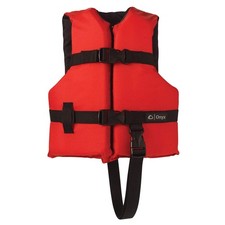 Onyx Nylon General Purpose Life Jacket - Child 30-50lbs - Red 103000-100-001-12
