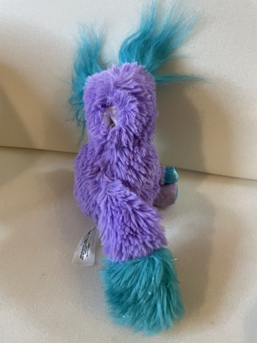 Fur Babies World DREAMSTARS - Lady Lexi Plush Moving Eyes Purple Turquoise Small - Picture 4 of 12
