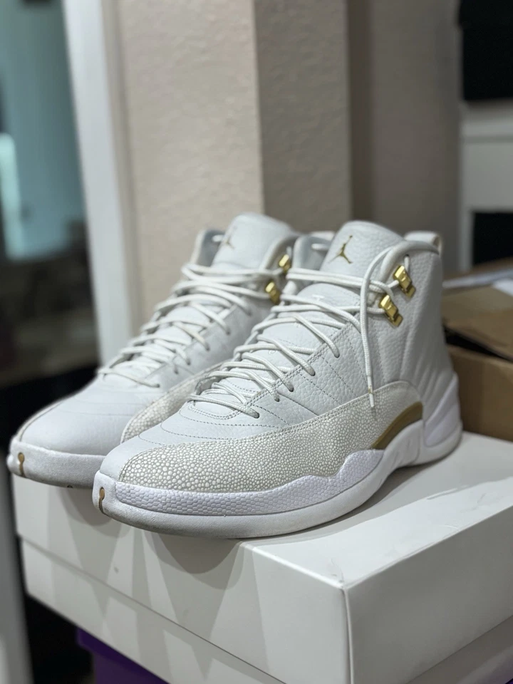 Talla 12 - OVO x Air Jordan 12 Retro Blanco Foto 3 de 4