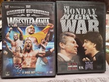 (3FREE) USED DVD WWE Monday Night Wars / Superstars of Wrestlemania